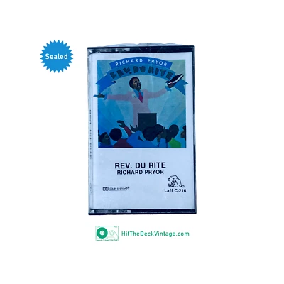 Richard Pryor Rev. Du Rite Cassette Tape (1976) Explicit Adult Comedy SEALED - Image 1 of 3