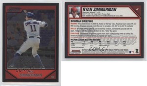 2007 Bowman Chrome Ryan Zimmerman #3