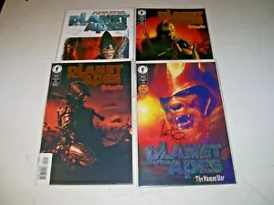 Planet of the Apes Human War #1 2 3 + film set completo Dark Horse DF firmato /6000 - Foto 1 di 11