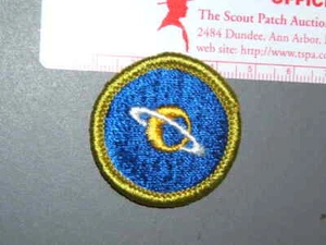 Boy Scout Merit Badge Astronomy circa '62-'71 2881M - Picture 1 of 1