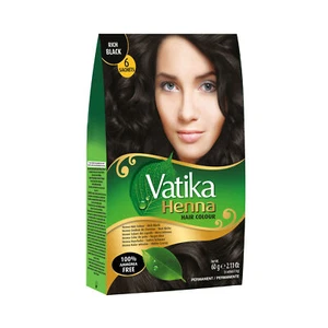 Dabur Vatika Henna Hair Color 100% Amonia Free (6 Sachets x 10g) 2.11oz - Picture 1 of 21
