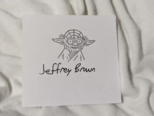 Autógrafo firmado por Jeffrey Brown - Imagen 1 de 1