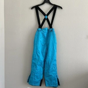 Crane kids Blue Snow Pants with Suspenders - Picture 1 of 6