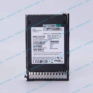 HPE P36976-004 MZXLR7T6HALA-00AH3 P40567-B21 PM1733 7.68TB NVMe U.3 SSD - Picture 1 of 6