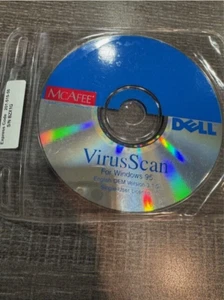 McAfee Virus Scan for Windows 95 Dell OEM Disc Only Sealed - Picture 1 of 2