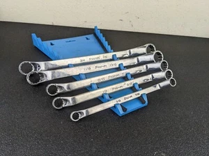 Snap-on Tools XO605 3/8" to 7/8" 12-point DEEP Offset box ended wrench Set - Picture 1 of 11