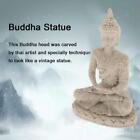Thai Buddha Statue Meditating Figurine Home Decor Hand Carved Sandstone