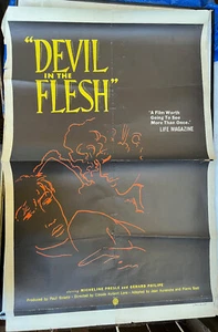 DEVIL IN THE FLESH very rare 1947 one-sheet - Picture 1 of 7
