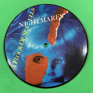 A Flock Of Seagulls - Nightmares - PIC DISC 7" Vinyl, 1983 Jive Jive P 33 - Mint - Picture 1 of 6