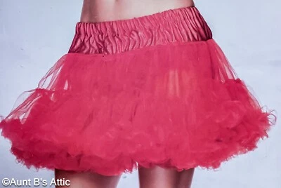 Petticoat/Slip Soft Layered Tulle 16" Long 2 Layered Ruffled Slip Assorted Color - Image 1 of 4