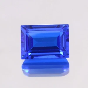 5.50 CT Radiant Cut Ceylon Royal Blue Sapphire Loose Gemstone Top Grade - Picture 1 of 16
