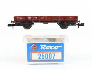 N Scale Roco 25007 DB Deutsche Bahn Low-Sided Freight Wagon - Picture 1 of 5