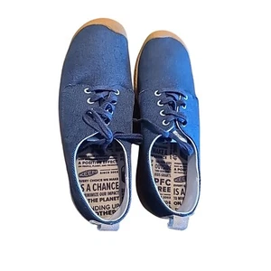 Keen Mosey Derby Canvas Schuhe Herren blau marineblau Sky Captain Gummi Kork 14 - Bild 1 von 5