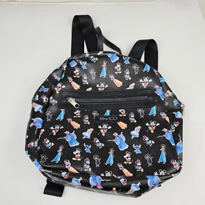 Disney 100 Anniversary Lady's Bag Mini Backpack 10" Mickey Minnie Stitch Alice - Picture 1 of 11
