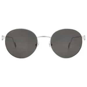 Cartier Grey Flash Round Unisex Sunglasses CT0249S 001 53 CT0249S 001 53 - Picture 1 of 5