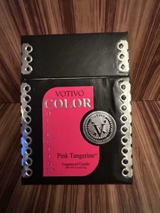 VOTIVO Color Collection Pink Tangerine Fragranced Candle 6.1 Ounces NIB - Picture 1 of 6