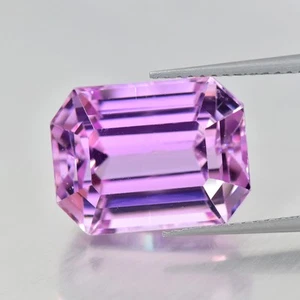 Enorme 11,72 ct! Pietra preziosa kunzite naturale colore rosa molto buona - Foto 1 di 1