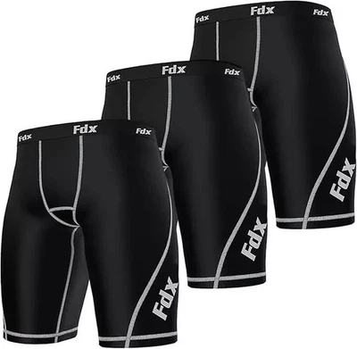Compression Shorts Men, 1 Pack or 3 Packs Gym Running Shorts Underwear shorts uk - image 1 of 4