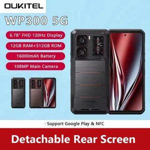 Teléfono Resistente Oukitel WP300 5G Pantalla Trasera Desmontable 512GB 108MP 16000mAh Global - Imagen 1 de 16