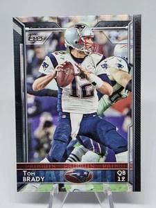 Tom Brady 2015 Topps #195 - New England Patriots GOAT! HOF! - Picture 1 of 8