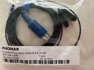 Phonak Hearing Aid Programming Cable-CS44-A 2.0 m- LEFT-FREE SHIPPING! - Picture 1 of 4