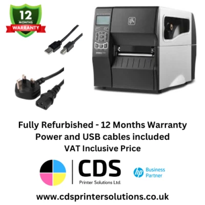 Zebra ZT230 203DPI Direct Thermal Industrial Label Printer -  LAN / USB / Serial - Image 1 of 4