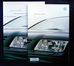 VW Bora Prospekt, 9.1998, dazu die 20-seitige Beilage ! Klockgether - Bild 1 von 7