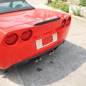 Aluminum Car Rear License Plate Panel Base Filler Trim For Corvette C6 2005-2013 - Picture 1 of 11