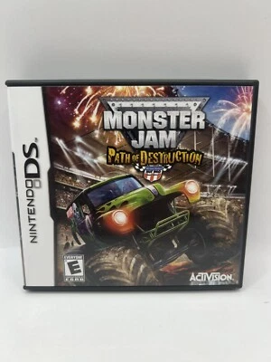 Monster Jam: Path of Destruction (Nintendo DS, 2010) Authentic, Tested, Complete - Image 1 of 4