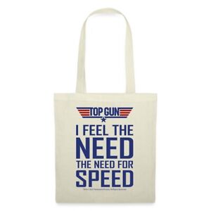 Top Gun I Feel The Need For Speed Cooler Spruch Stoffbeutel
