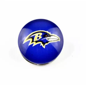 Football Fits Ginger Snap Button Snaps Noosa Football Jewelry 18mm - Picture 1 of 2