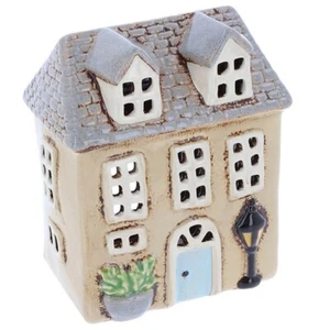 Village Pottery GARDEN HOUSE LANTERN Tea Light Holder Gift 18cm 340292 - Picture 1 of 1