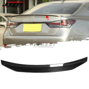Carbon Rear Trunk Spoiler Wing Lip Trim For Lexus GS 2016-18 GS300 GS350 F sport - Picture 1 of 9