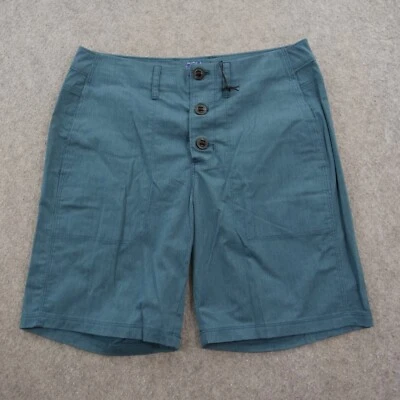 NAU Shorts Womens 6 Blue Flat Front Bermuda Motil Stretch New - Image 1 of 4