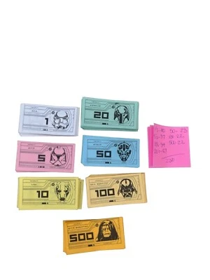Star Wars Saga Edition 2005 Monopoly Money Replacement Parts - Image 1 of 2