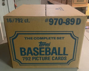 1989 Topps Baseball Case of 16 Complete Sets #970-89D - Factory Sealed - Picture 1 of 6