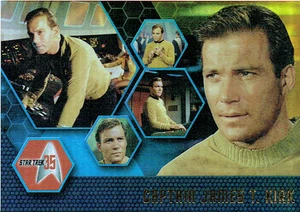 STAR TREK 35TH ANNIVERSARY PROMO CARD P1 - Picture 1 of 1