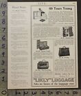 1913 TRAVEL CRUISE LIKLY LUGGAGE STEAMER BAG WARDROBE TRIP BAGGAGE AD A-2890