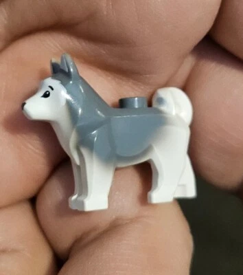 LEGO® Mascota Husky Perro Trineo de Nieve Animal Ártico Lobo Minifigura Escena de Navidad C16-4  Foto 1 de 3