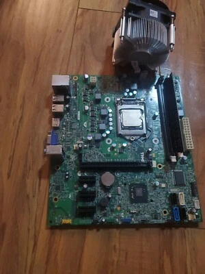Dell Mainboard 42P49 042P49 + I5 3470 CPU + 4GB RAM + KÜHLKÖRPER + FACE PLATE BUNDLE - Bild 1 von 4