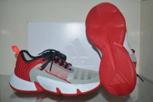 Adidas Niños Niños Grandes Trae Ilimitados Zapatos de Baloncesto IG0703 Rojo/Gris Nuevo en Caja - Imagen 1 de 3