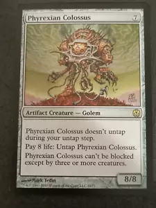 Magic The Gathering Phyrexian Colossus - Cubiertas de duelo: Phyrexia vs. Tarjeta de The Coalition #16 - Imagen 1 de 1