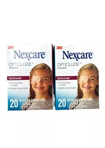 Opticlude Eye Patch Regular Size Nexcare - 20 Pcs ( 2 pack ) - Picture 1 of 1