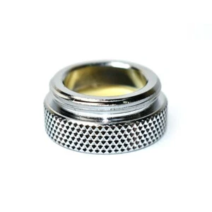 Aerator Adapter Small Male PP Size 55/64 Inch-27T x 3/4 Inch-27T Lead Free Brass - Picture 1 of 2