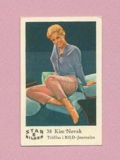 1963 Dutch Gum Card Star Bilder E #38 Kim Novak