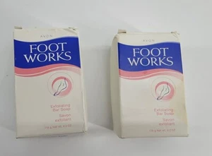 (Lot Of 2) Exfoliating Bar Soap Footworks Avon Retired (NOS)*** - Picture 1 of 7