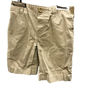Lands' End Girls School Uniform Elastic Waist Pull on Shorts - Khaki Size XS - Picture 1 of 4
