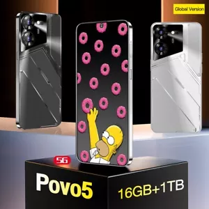 5G 7.3 inch Android 13 phone 16GB+1TB 72+108MP Snapdragon 8 gen2 8800mAh Phone - Picture 1 of 15