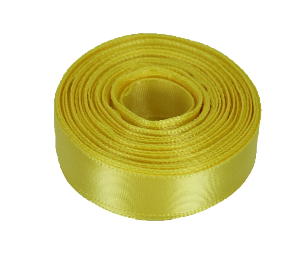 10 Yards Rolled up 5/8" SINGLE FACE SATIN Ribbon 100% Polyester Choose Color  - Image 1 of 1