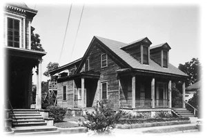 Southern Style cottage, porch, cozy attic bedroom, architectural house Plans - Picture 1 of 5